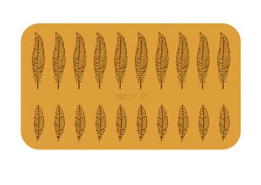 [51661480] SILIKOMART SILICONE MOLD PIUMA 2 FORMESN.10 121X28 H 1.5 MM N.10 79X23 H 1.5 MM