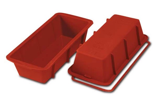 [70408160] SILIKOMART SFT331 RECTANGULAR CAKE MOLD 300X100HT 70MM 1700 ML UNIFLEX