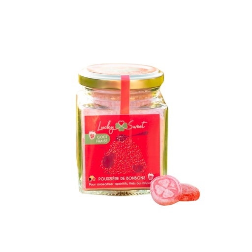 [14100650] LUCKY SWEET STRAWBERRY DUST CANDY 150GR