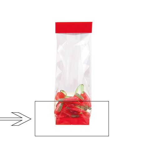 [60700778]  BASE N°2 RED LACQUER FOR BAG BASE 8X5X1.5CM 100PCS