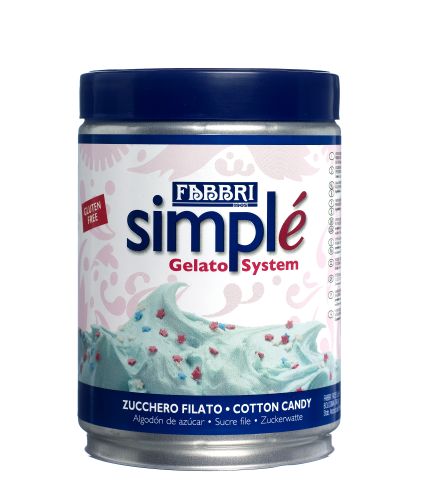 [07062110] FABBRI SIMPLE SUIKERSPINNENAROMA 1,5KG = DOOS