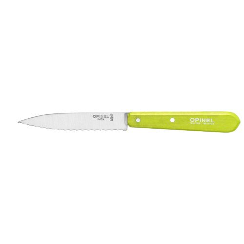 [54917655] *FF*OPINEL COUTEAU CRANTE N°113 INOX/BOIS VERT POMME