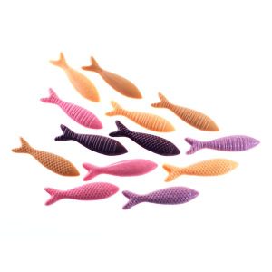 [08057997] 074323 PCB MOULES FRITURE SARDINE PR 216 P. 3 DESIGNS 9X2,2 CM P. 0,7 CM 12PCES ***S/CD***