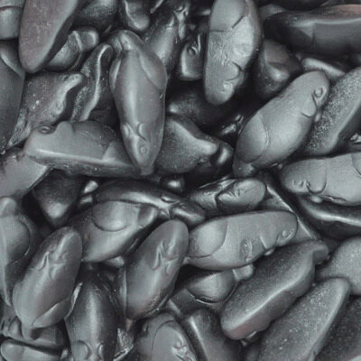 [14030117] JORIS BONBONS SOURIS NOIRES TUBO TRANSPARENT 1KG