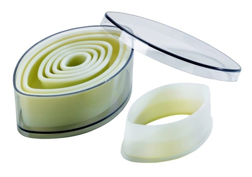 [70408730] EXOGLASS 7P CUTTER SMOOTH TRAYS FROM 2 TO 11CM-CH876P