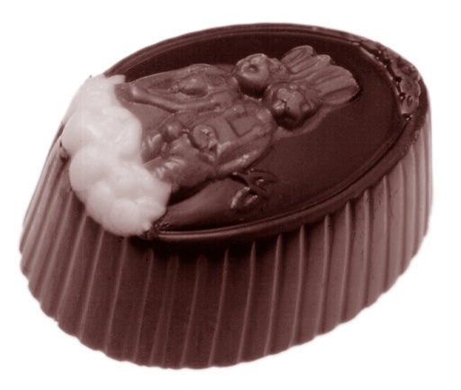 [70409394] CHOCOLATE MOLD HARE FAMILY CHOCOLATE 3 FIG. 3X8 -- 14GR
