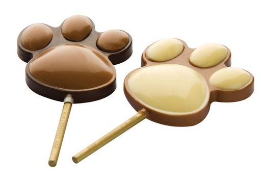 [70410622] CHOCOLADEVORM LOLLY VOETSPOOR CF1104 13.5X27.5CM * 1X4 *23,5GR