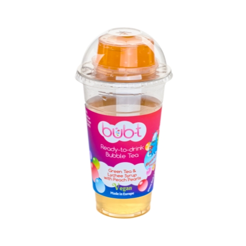 [25101601] BUB-T GROENE THEE MET LYCHEE- EN PERZIKSMAAK 460ML