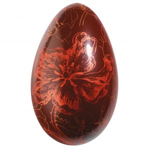 [08057699] 074006 PCB HALF-EGG MOLDS ENGRAVING 2 DESIGNS 13.4X8.7 CM 16PCS ***s/cd***