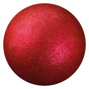 [08057411] 065290 PCB BOULES CB CRISTALLISÉES ROUGE Ø 2,6 CM63PCES ***S/CD***