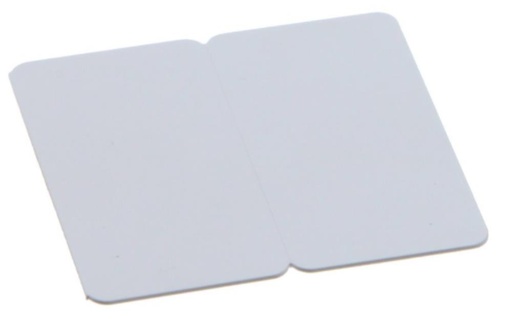 [57665025] EDIKIO TRI-CARTES SÉCABLES EN 3 PARTIES PVC BLANC 0.76MM ACCES/FLEX/DUPLEX  PAQUET DE 100 PCES