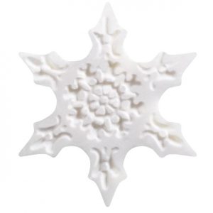 [08057542] 070407 PCB DÉCORS MERINGUÉS AVEC RELIEF GRANDS CRISTAUX 5X4,35 CM 140PCES ***S/CD***