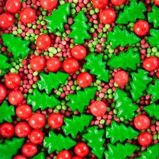 [08082222] 1061190 RED/GREEN CHRISTMAS DECORATION MIX 600 G