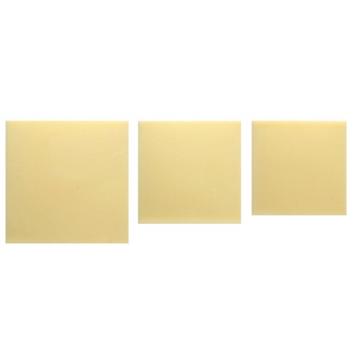 [08063224] 1034937 VIERKANTE REEP IN VERSCHILLENDE MATEN IN WITTE CHOCOLADE 140 STUKS ***OP BESTELLING***