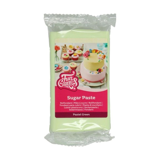 [70407364] FUNCAKES PASTEL GREEN SUGAR PASTE 250GR