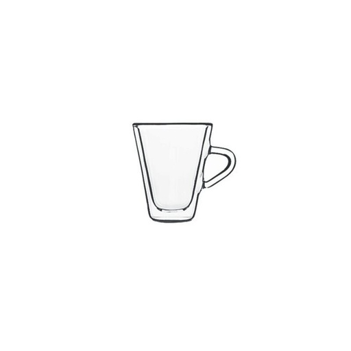 [62250088] LUIGI BORMIOLI SET VAN 2 "ESPRESSINO" GLAZEN 10,5CL DUBBELWANDIG