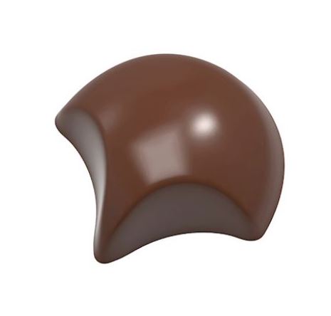 [70410645] FRANK HAASNOOT CW1985 FAN CHOCOLATE MOLD 13.5X27.5CM 3X7 8GR