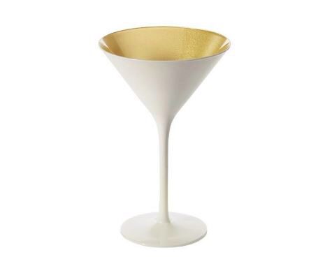 [57659471] STOLZLE OLYMPIC GLAS COCKTAILCOUPE WIT/GOUD 24CL