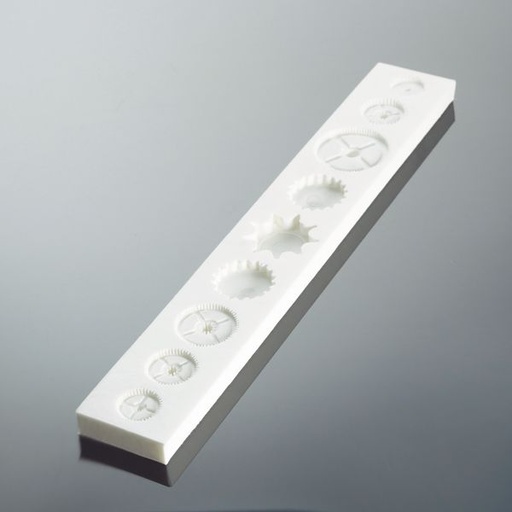 [08056244] 010226 PCB SILICONE MOLD GEARS 9 DESIGNS 1PCE ***S/CD***