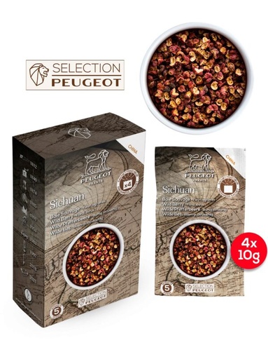 [60251545] PEUGEOT MAESTRO CHINA ROOD SICHUAN PEPER 4X10GR