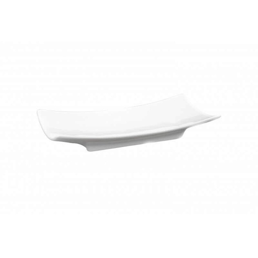 [74500335] BONBISTRO WHITE COMET PLATE 20X8CM - 702603