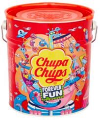 [14100088] SUCETTES CHUPA CHUPS FOREVER FUN 150P COUVERCLE ORANGE