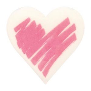 [08057826] 074133 PCB DÉCORS MERINGUÉS LOVE 3 CM 6 DESIGNS 270PCES ***S/CD***