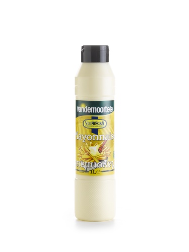 [05070100] VANDEMOORTELE SAUCE MAYONNAISE TUBE 1L