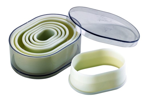 [70408746] DECOUPOIR EXOGLASS 7P OVALES LISSES DE 3.2 A 11CM-CH883P