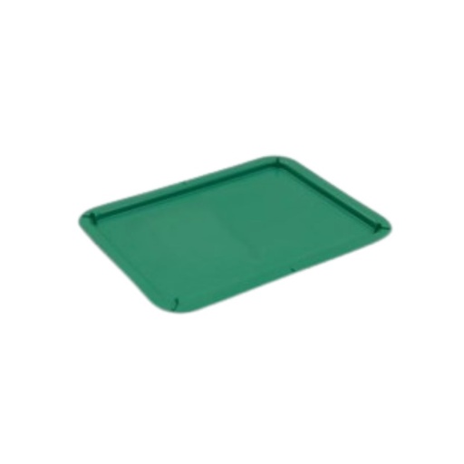[50611185] GROEN RECHTHOEKIG DEKSEL VOOR 20L BIOBAK 520 x 410MM