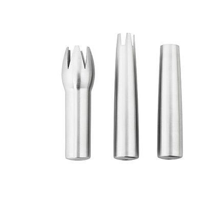 [57660017] ISI SET OF 3 STAINLESS STEEL SOCKETS (TULIP-FLUATED-SMOOTH) N.2717