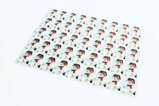 [08056789] 060604 PCB BLISTERS NOUNOURS BLANC SOIT 90 EMPREINTES 5,53X4,12 CM 2PCES ***S/CD***