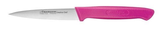 [70407981] FISCHER PARING KNIFE 10CM PURPLE OVERMOLDED HANDLE 9337-10