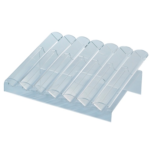 [54418795] PRESENTOIR 70 MACARONS EN PLEXI - 7 RANGEES DE 10