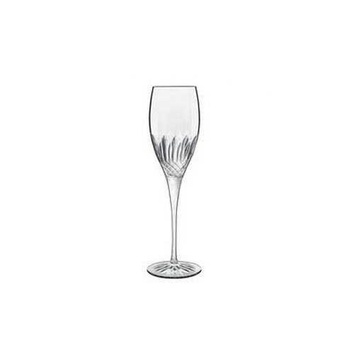 [62250069] LUIGI BORMIOLI DIAMANTE GLASS FLUTE PROSECCO 22CL