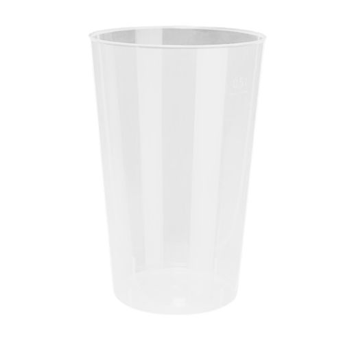 [44103443] VERRE PP GOBELET RÉUTILISABLE 50CL 91XH140MM TRANSPARENT 30PCS