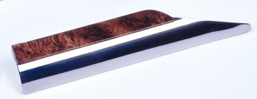 [54904718] BRON STAINLESS STEEL CRUMBS COLLECTOR WITH WOODEN EDGE