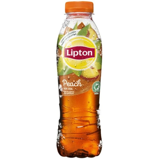 [06100530] DRINK LIPTON ICE TEA PEACH 24X50CL PET = TRAY