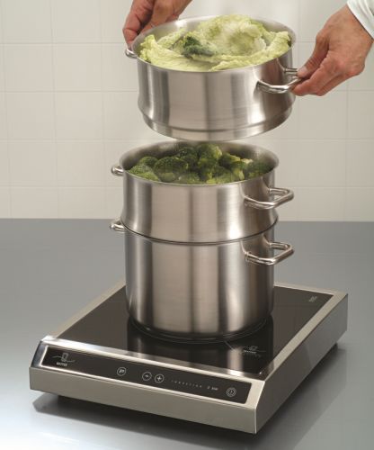 [54900100] BOURGEAT EXCELLENCE CUIT-VAPEUR INOX 28CM-8,6L