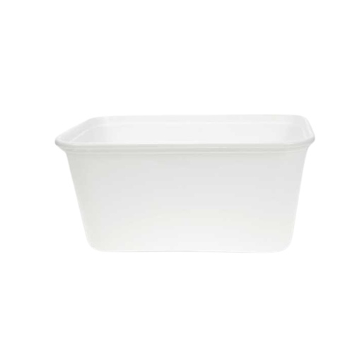 [53533138] MICROWAVE TRAY PP WHITE 1L 25PCS