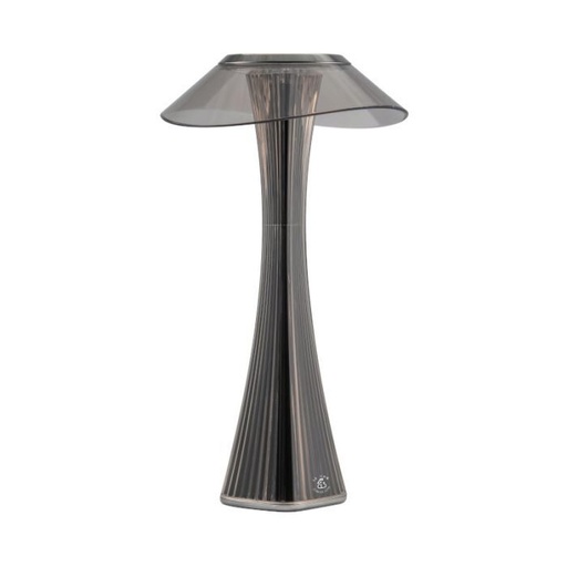 [60251401] ASTREO LED LAMP ACRYL/ABS GEPLOOID 27,5CM ANTRACIET