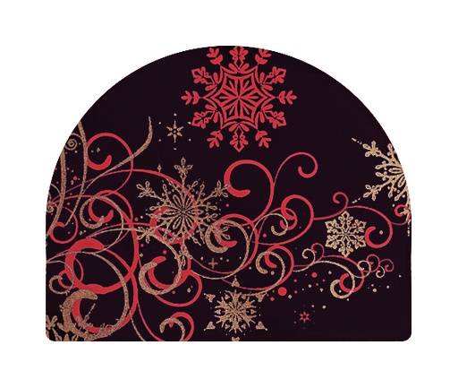 [08058098] 088112 PCB AFGERONDE LOG UITEINDE CN ARABESKEN 4X4CM 108STUKS ***OP BESTELLING***