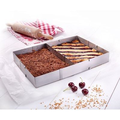 [62250525] WESTMARK RECHTHOEKIGE VORM ROESTVRIJ STAAL 5CM HT VERLENGD. TOT 53X35CM