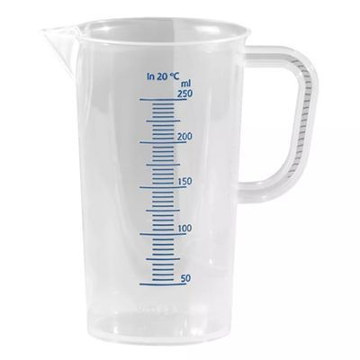 [57660477] 50ML BLAUW GEGRADUEERDE THERMOMETER MET GESLOTEN HANDGREEP