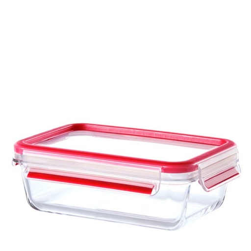 [57660918] TEFAL BOITE VERRE HERMETIQUE 0.70L RECT/ROUGE