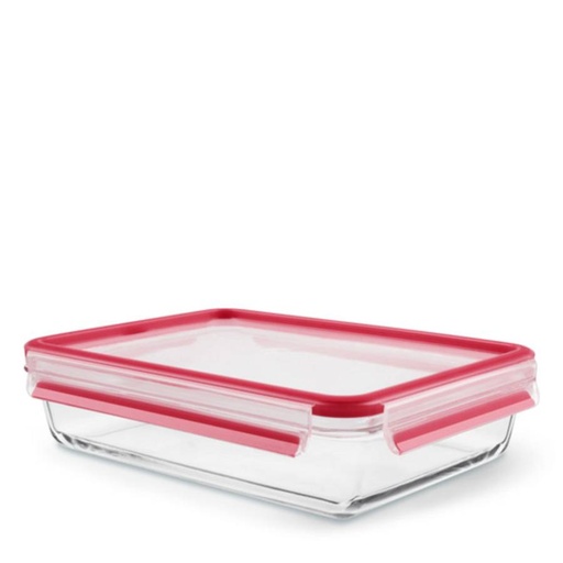[57660922] TEFAL BOITE VERRE HERMETIQUE 2.0L RECT/ROUGE