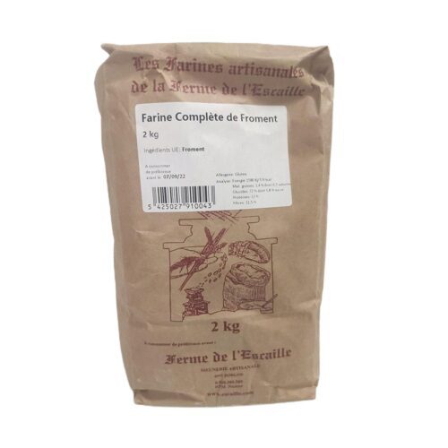 [05100973] FARINE COMPLETE FROMENT FERME L ESCAILLE 2KG