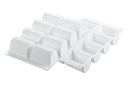 [51657469] SILIKOMART LOG MOLD 8 X 140ML 75 X 50 H 46MM