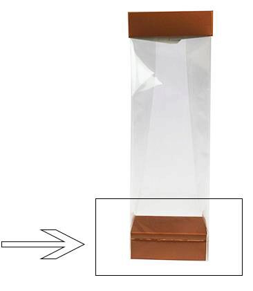 [60700284] BASIS N°8 HAZELNOOTBRUIN VOOR TASBASIS 8X5X3CM 100ST