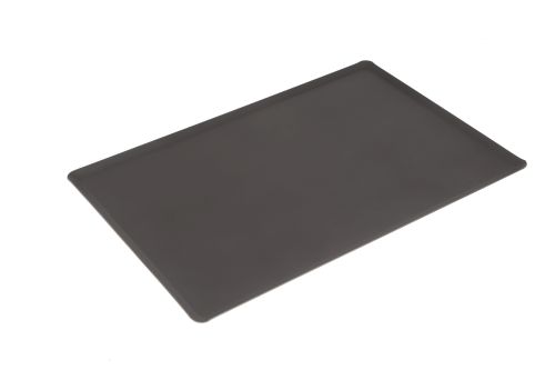 [51311469] ALUMINIUM PLAAT 60X80CM VOL TEFLON 4 RANDEN OP 45° STAMPEN DIKTE 20/10 BAKFLON